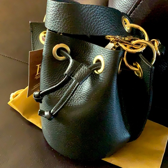 Brand New with Tags Black Italian Leather Bag - Picture 5 of 5